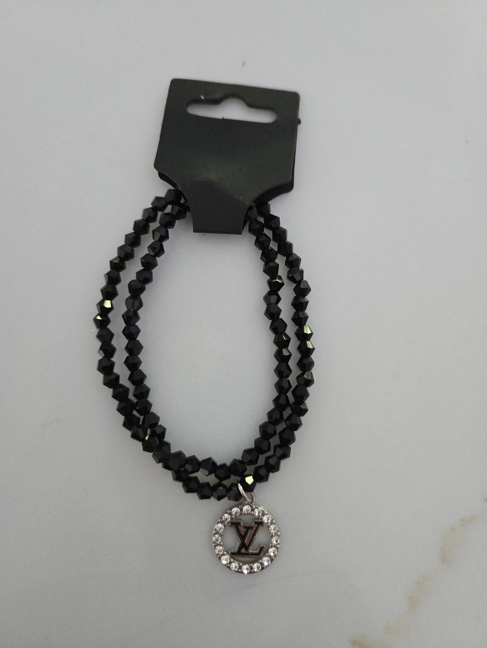 Lux Black Beaded Bracelet